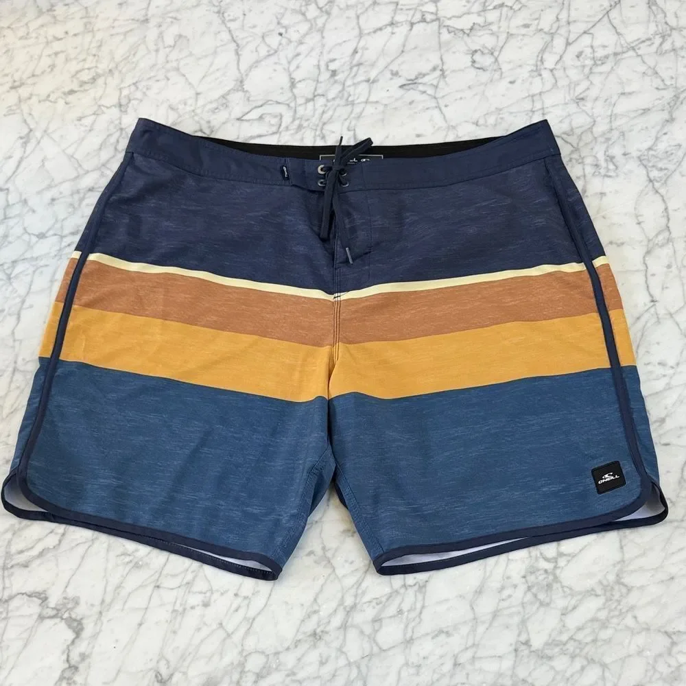 Men's O’Neill Swim Shorts Colorblock Sz 40